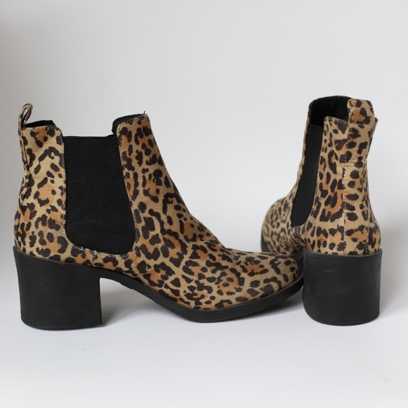 H&M Divided Leopard Print Ankle Booties - Picture 9 of 11